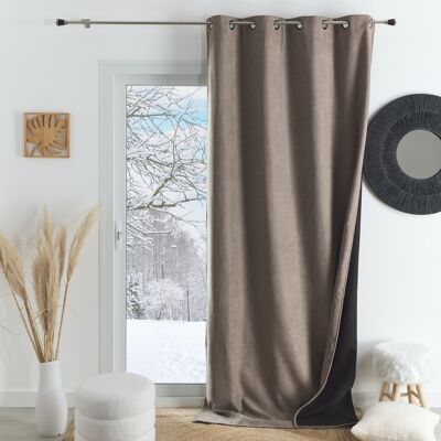 Thermal Insulated Blackout Curtain - Linen - 140 X 260 cm