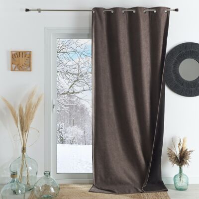Thermal Insulated Blackout Curtain - Taupe - 140 X 260 cm
