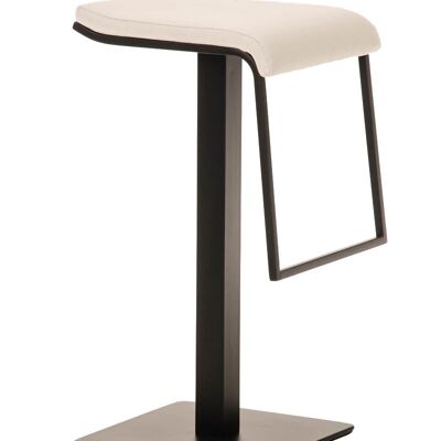 Bar stool Lameng fabric B78 white 42x39x78 white Material Metal matt black