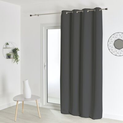 Blackout Fire Retardant Curtain - Gray - 140 X 260 cm