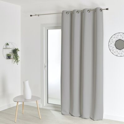 Blackout Fire Retardant Curtain - Pearl Gray - 140 X 260 cm