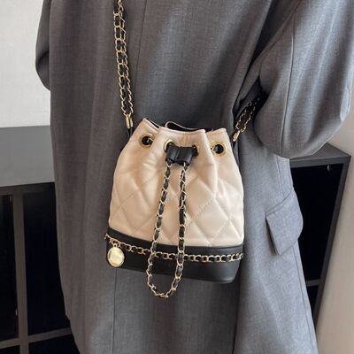 AnBeck 'Chic Me' Small Bucket Handbag / Crossbody Bag (Black)