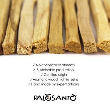 Kit de sublimation Palo Santo - 6 diffuseurs d'arômes Palo Santo + 6 packs Palo Santo 'Pequeño' 8 piquets 8