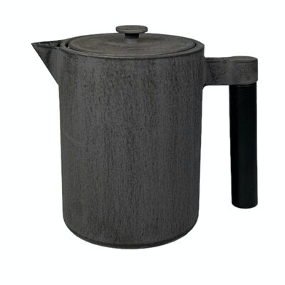 Kohi 1.2L Cast Iron Teapot, Coffee Pot, Grey