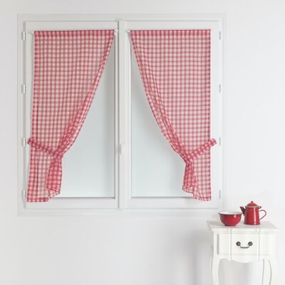 Pair of Normand Tile Windows - Red - 55 X 120 cm