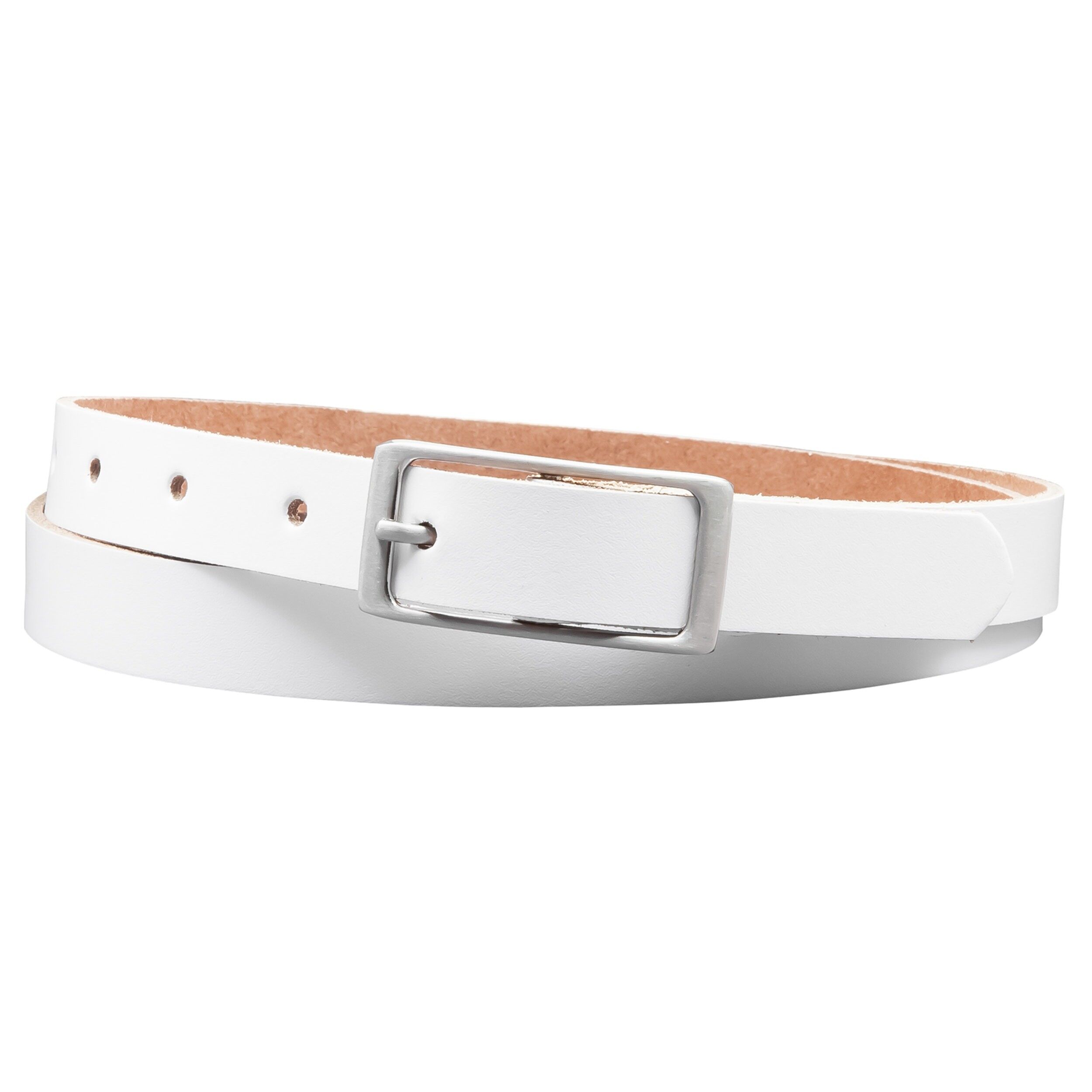 Buy wholesale 20 mm split leather belt model EH11-SL-White