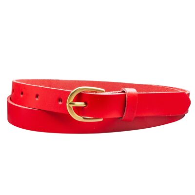 20 mm belt split leather model EH110-SL-Red