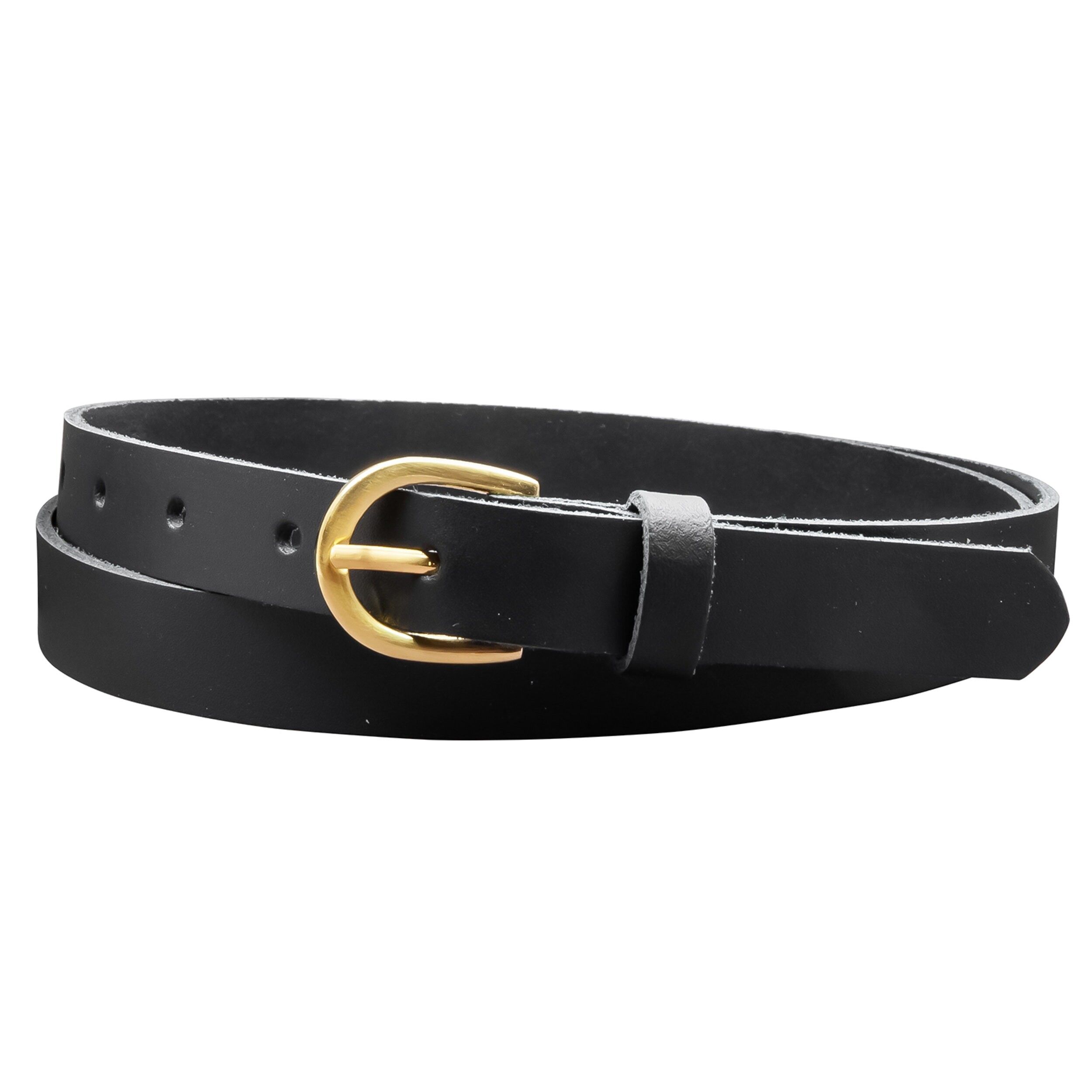 20 mm Gürtel Spaltleder Modell EH110-SL-Schwarz