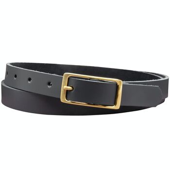 Ceinture 20 mm en croûte de cuir modèle EH12-SL-Grey 1