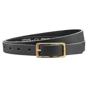 Ceinture 20 mm en croûte de cuir modèle EH12-SL-Grey 2