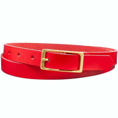 20 mm belt split leather model EH12-SL-Red