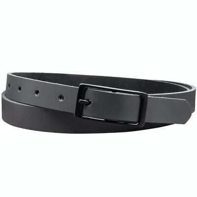 Cintura da 20 mm in pelle crosta modello EH13-SL-Grey
