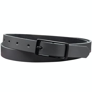 Ceinture 20 mm en croûte de cuir modèle EH13-SL-Grey 1