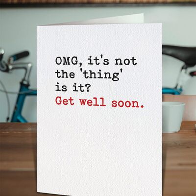 Funny Get Well Card