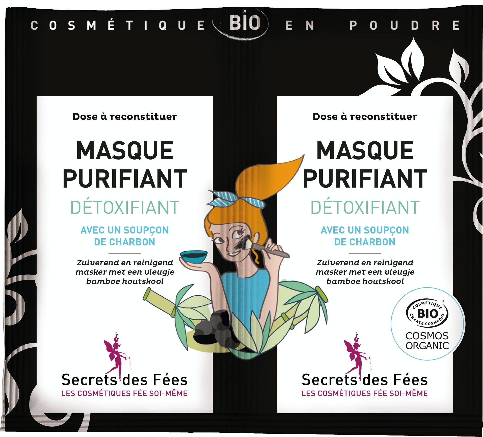 Reinigende Puder-Gesichtsmaske