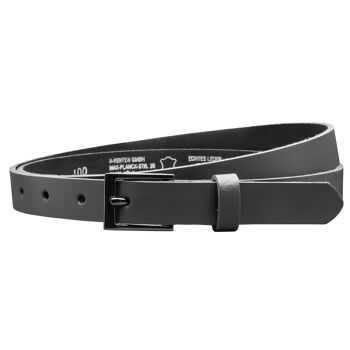 Ceinture 20 mm en croûte de cuir modèle EH17-SL-Grey 2