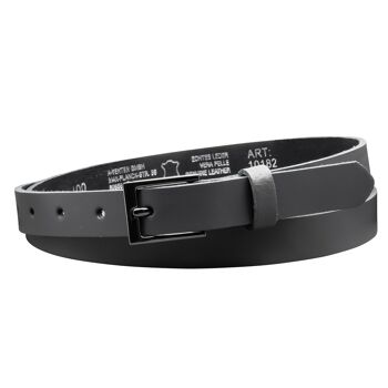 Ceinture 20 mm en croûte de cuir modèle EH17-SL-Grey 3