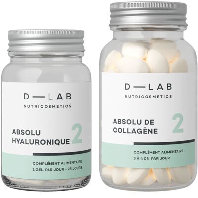 DUO NUTRITION-ABSOLUE – Collagène & Acide hyaluronique – Compléments Alimentaires