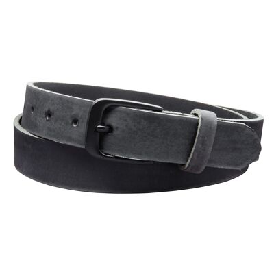 30mm Belt Honed Leather Model EH318-GE Black