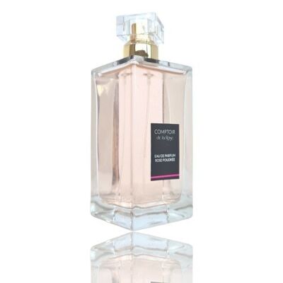 Eau de parfum : rose poudrée 100ml