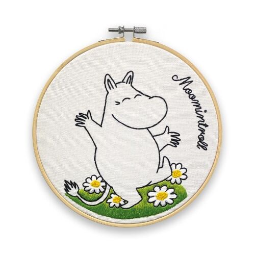 Moomintroll Dancing Embroidery Craft Kit