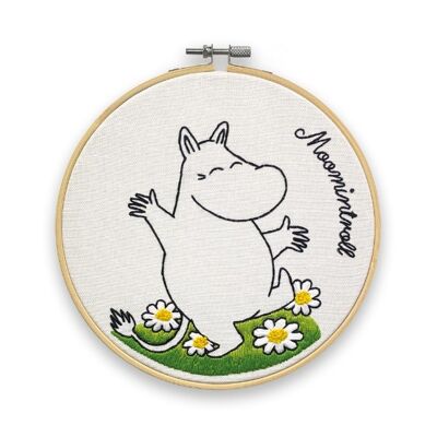 Moomintroll Dancing Kit de broderie artisanale