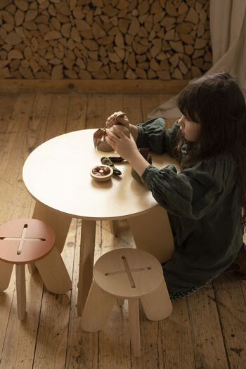 Kids Room - Table enfant en bois Naturel 8