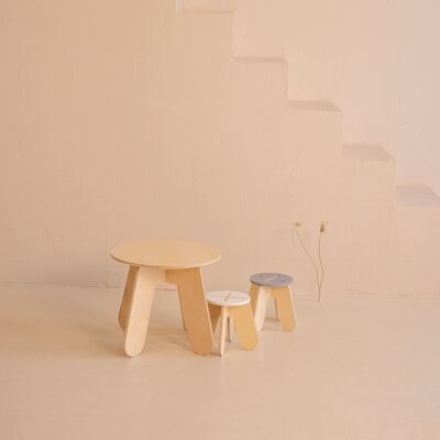 Wooden Kids Table Natural