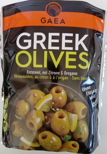 GREEK Olives vertes citron et origan