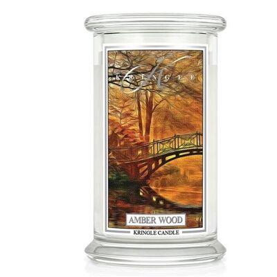 Scented candle Amber Wood Large