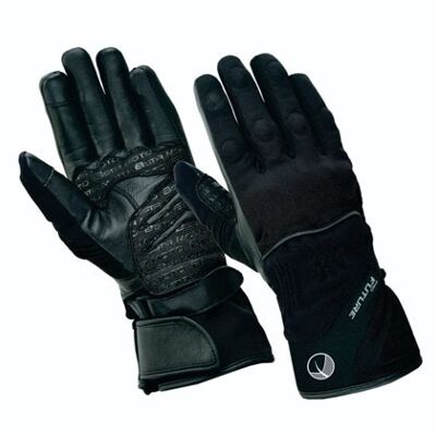 PRO FUTURE Guantes de moto 100 % impermeables Guantes de moto cálidos de invierno Guantes de moto Nudillos con función de pantalla táctil para hombres y mujeres.