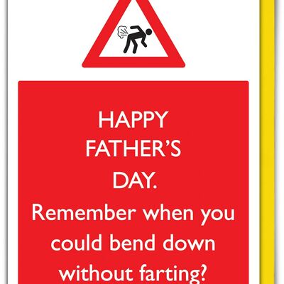 Bend Down Fart Funny Father's Day Card