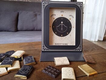 CHOCOLAT NOËL -NOIR- 15 chocolats signes astrologiques 5