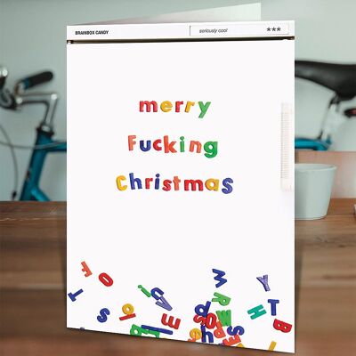 Merry F*cking Christmas Rude Christmas Card