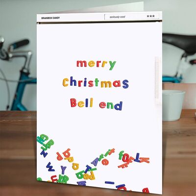 Merry Christmas B*ll End Rude Christmas Card