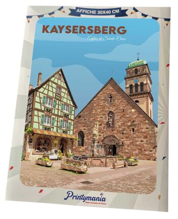 Affiche 30x40 de la ville de Kaysersberg 2