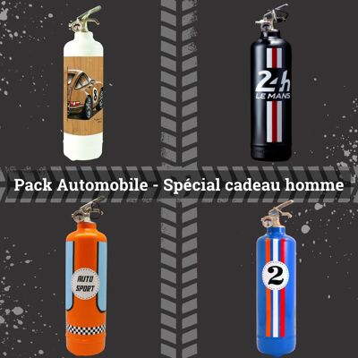 Pack 4 extintores de automóvil San Valentín - Regalo de San Valentín para hombre