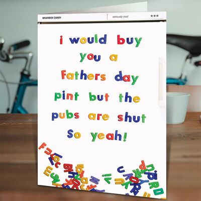 Buy You A Pint Father's Day Card