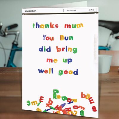 Bring Me Up Well Good Funny Mother's Day Card