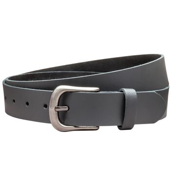 Ceinture 30 mm en croûte de cuir modèle EH324-SL-Gris 2