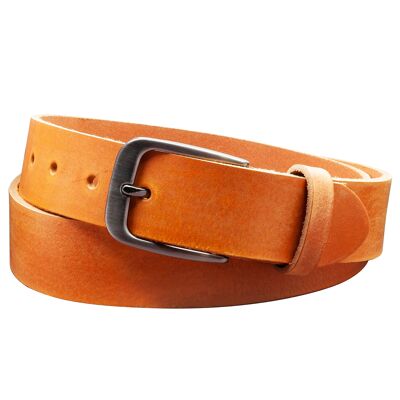 35 mm belt Honed leather model EH434-GE-Cognac