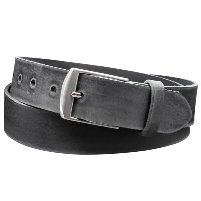 Cintura 35 mm in pelle levigata modello EH49-GE-Black