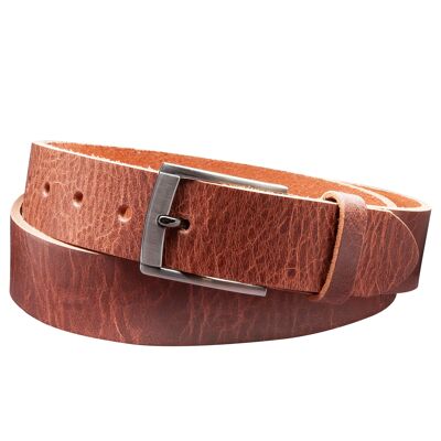 35mm Belt Rustic Leather Model EH418-RL-Dark Brown