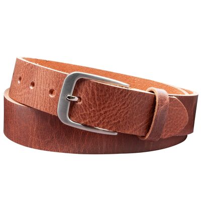 35mm Belt Rustic Leather Model EH428-RL-Dark Brown