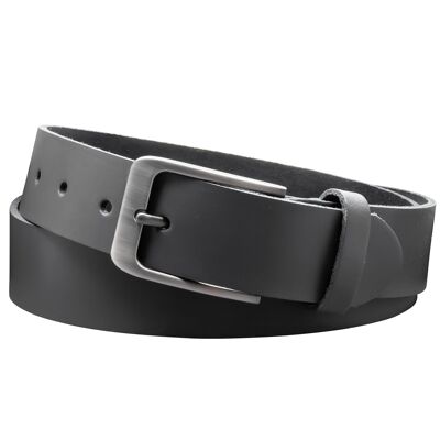 Ceinture 35 mm en croûte de cuir modèle EH411-SL-Gris