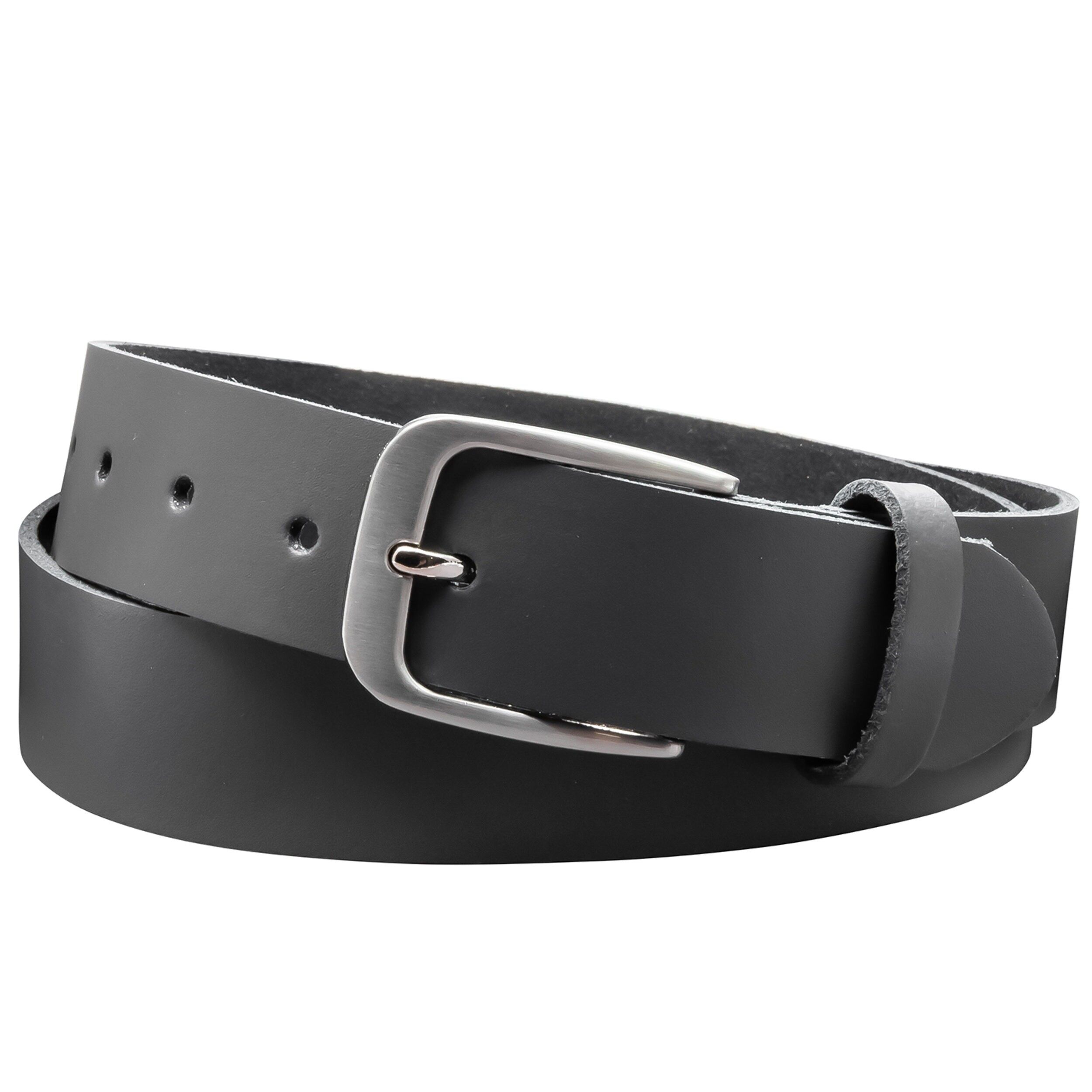 Cintura da 35 mm in pelle crosta modello EH428-SL-Grey