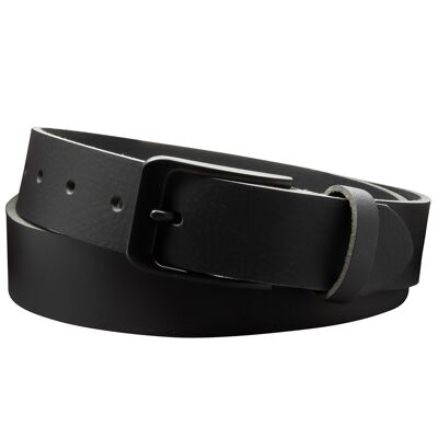 Cintura da 35 mm in pelle piena modello EH412-VL-Black