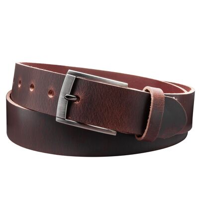 Cinturón de 35 mm full cuero modelo EH418-VL-marrón oscuro