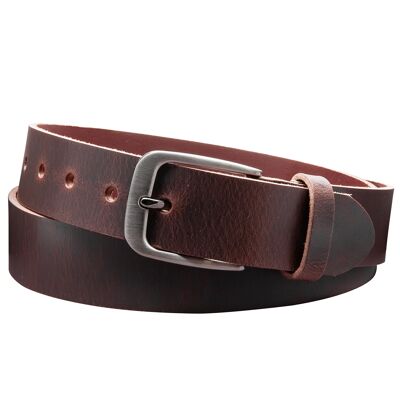 35 mm belt full leather model EH434-VL-dark brown
