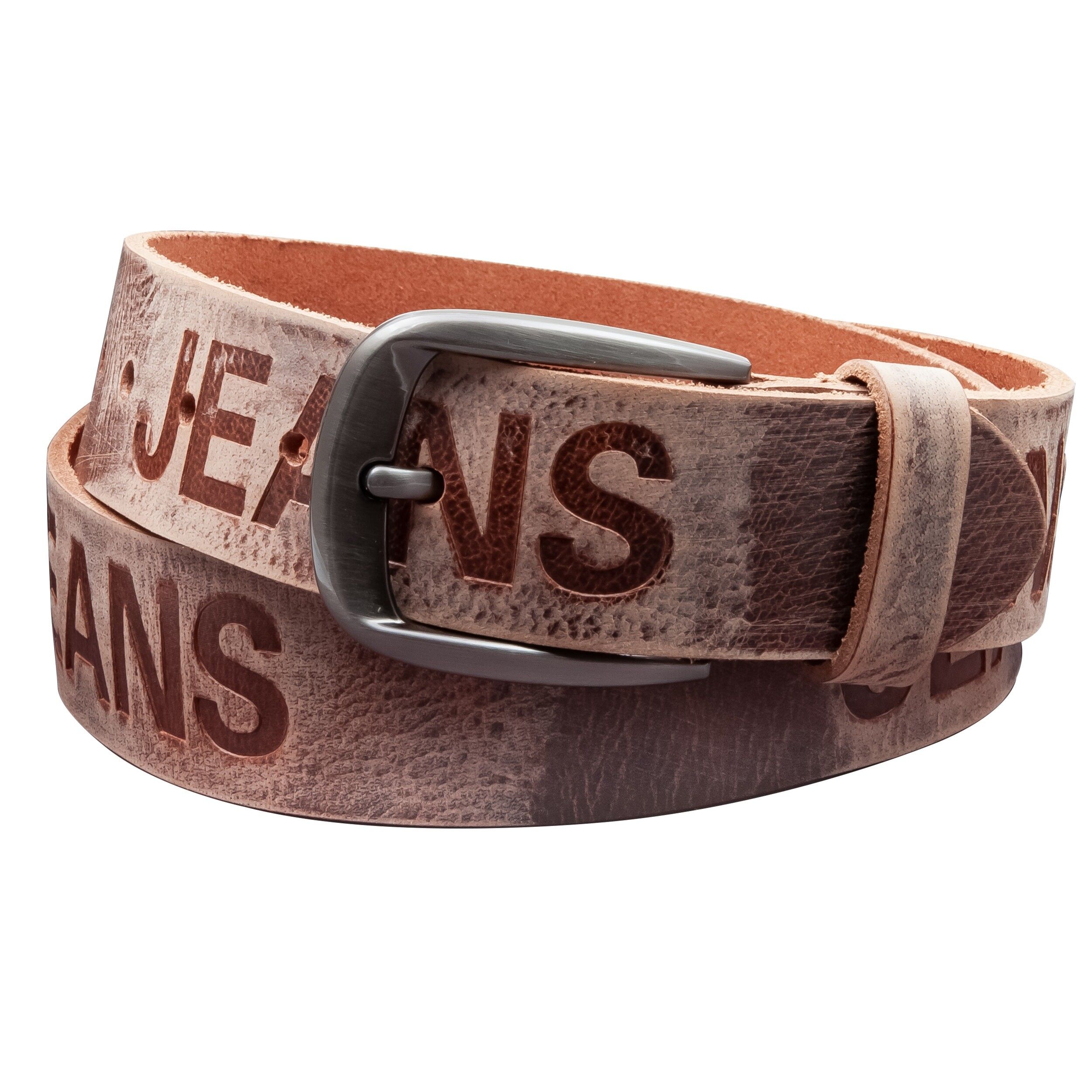 Cinturón de 40 mm cuero estampado modelo EH525-AD-Rústico